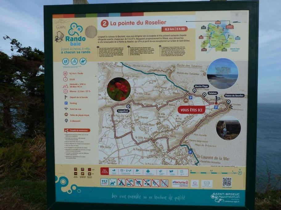 Chaumiere Cotiere: Plage A 500M,A Deux Pas Du Gr34 เปลแรง ภายนอก รูปภาพ